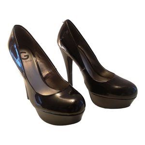 Guess Black Patent High Heels 9.5